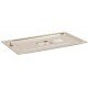 Couvercle inox avec joint silicone pour bac gastro GN 1/1