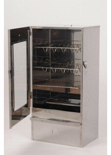 Fumoir à viande et poisson inox avec porte vitrée